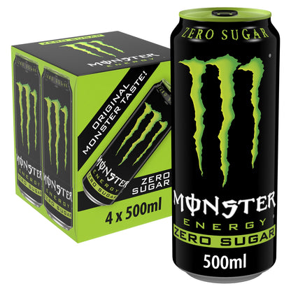 Monster Energy Zero Sugar 4x500ml — image 1