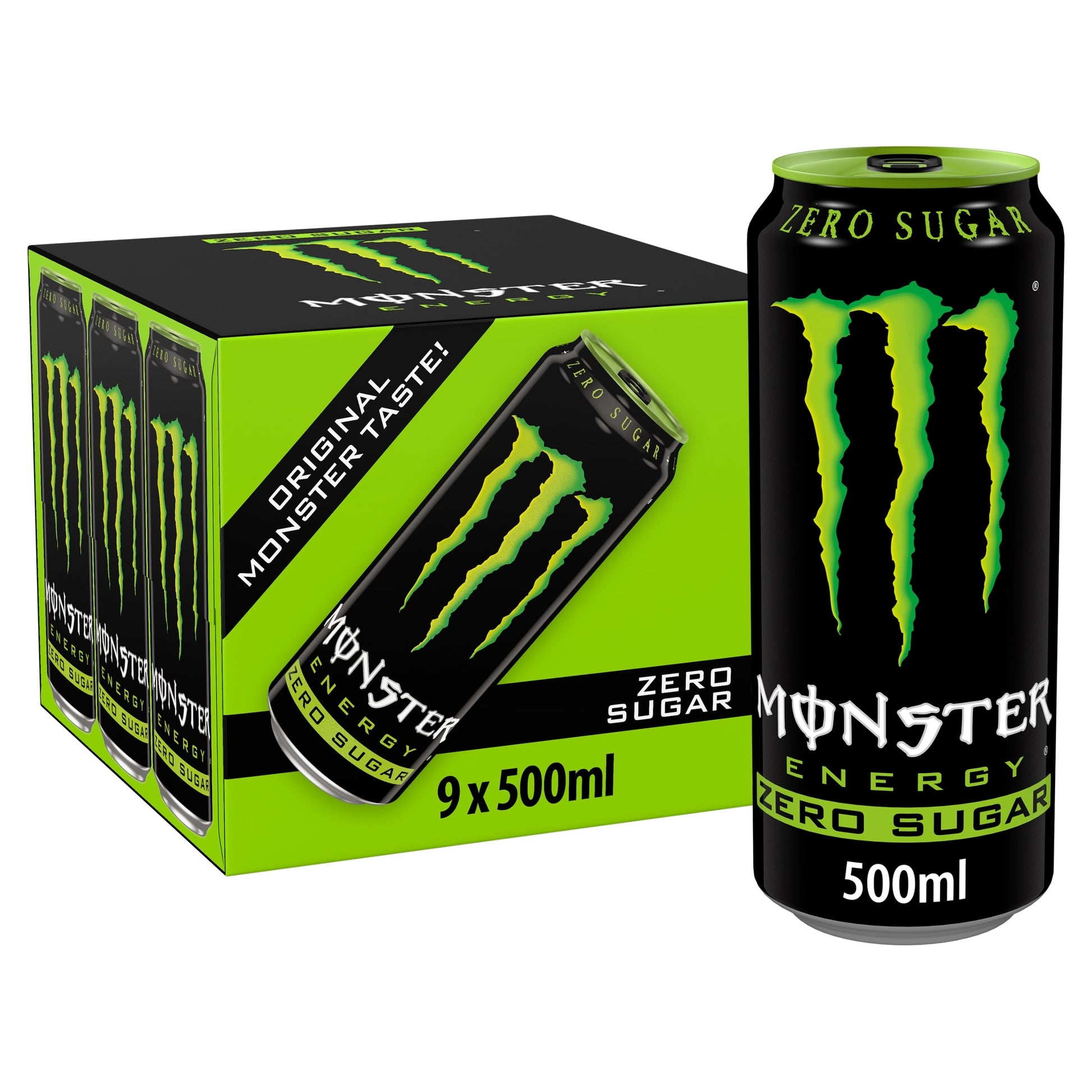 Monster Energy Zero Sugar 9x500ml — image 1