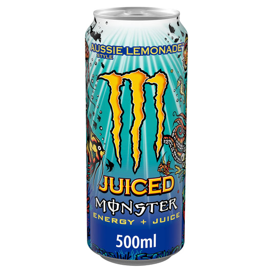Monster Juiced Energy + Juice - Aussie Lemonade 500ml — image 1