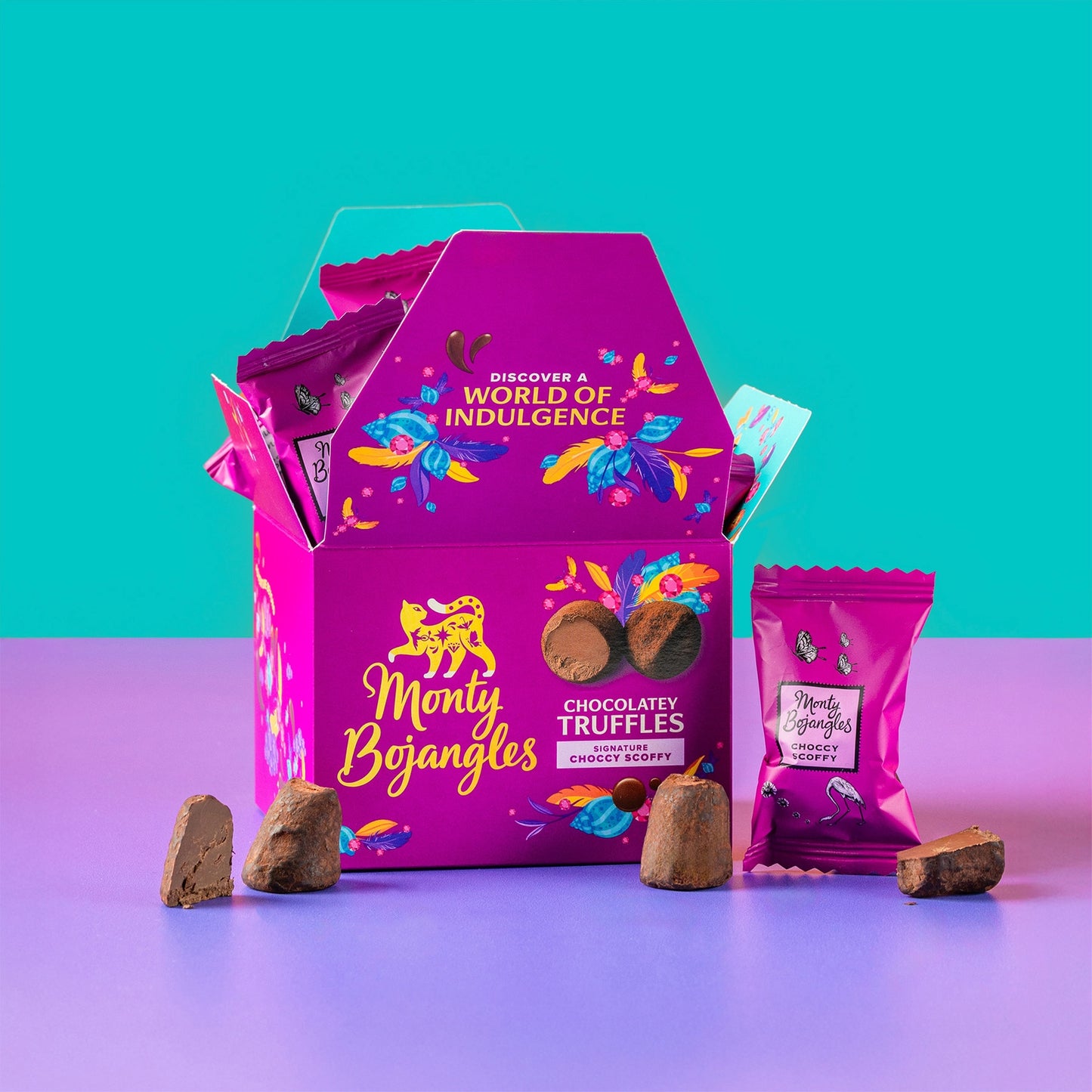 Monty Bojangles Choccy Scoffy Truffles 135G — image 3