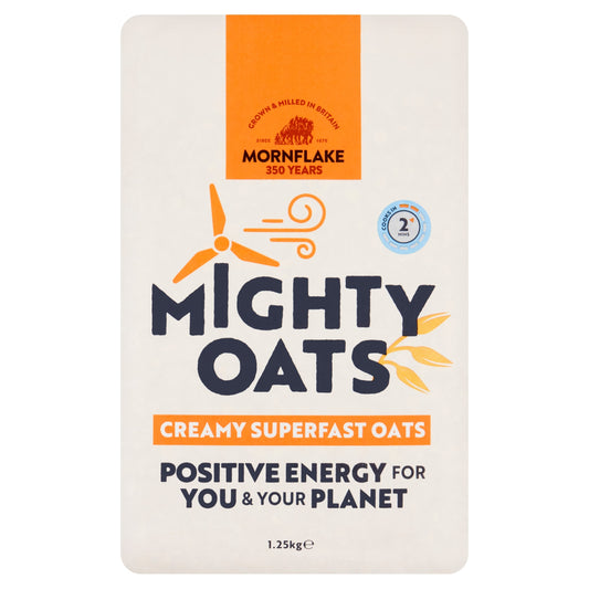 Mornflake Mighty Oats Creamy Superfast Oats 1.25kg — image 1