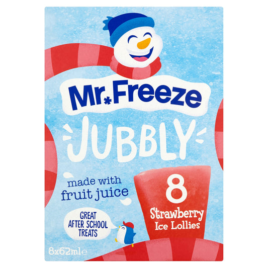 Mr Freeze Jubbly Strawberry Ice Lollies 8 x 62ml — image 1