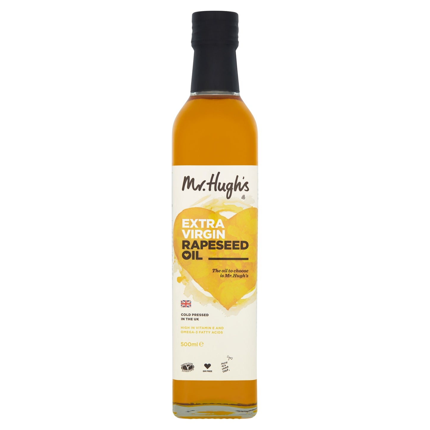 Mr Hugh's Extra Virgin Cold Pressed Rapeseed 500Ml — image 1
