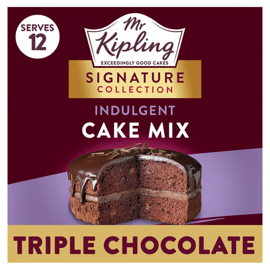 Mr Kipling Signature Baking Triple Chocolate Cake Mix 416g — image 1