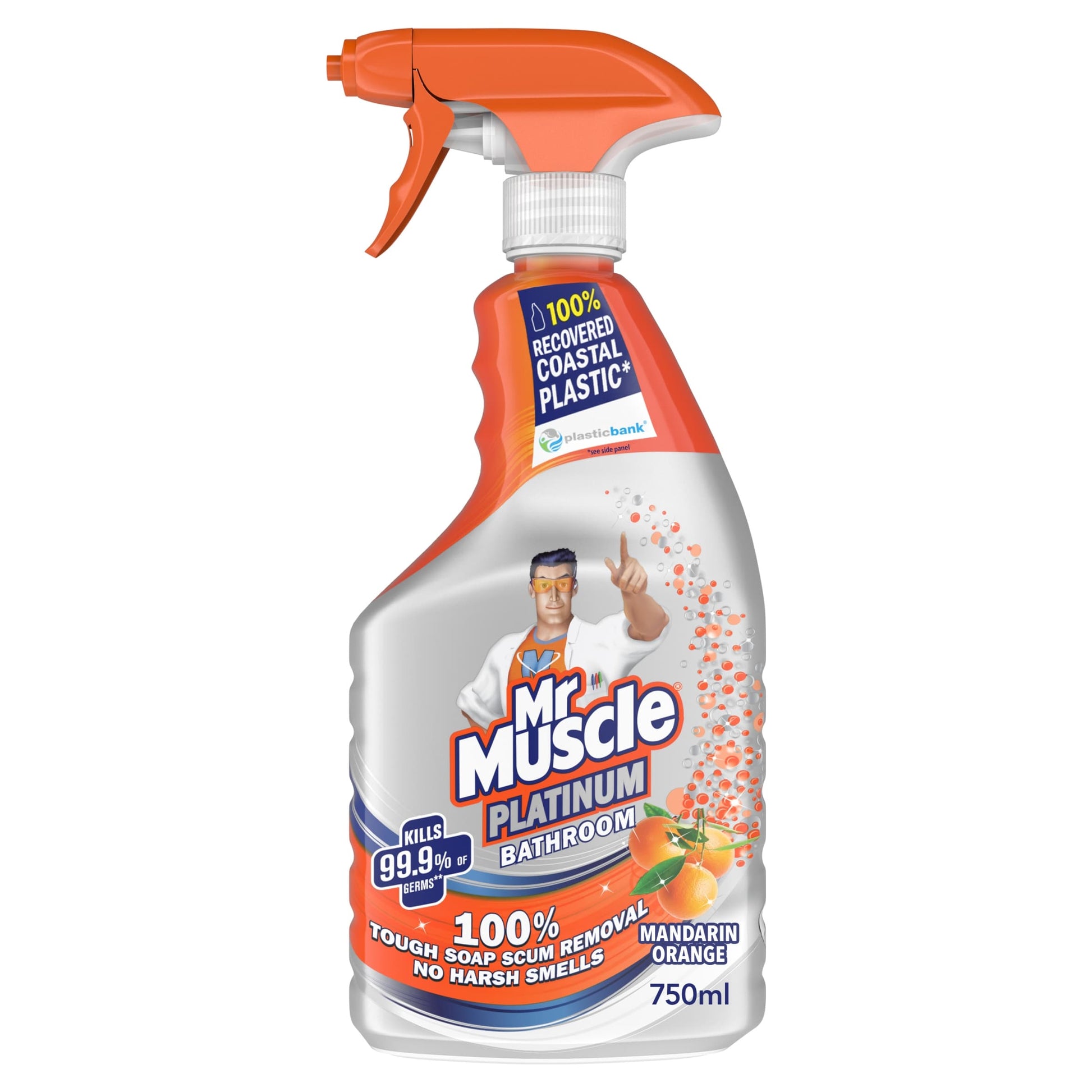 Mr Muscle Platinum Bathroom Mandarin Orange 750Ml — image 1