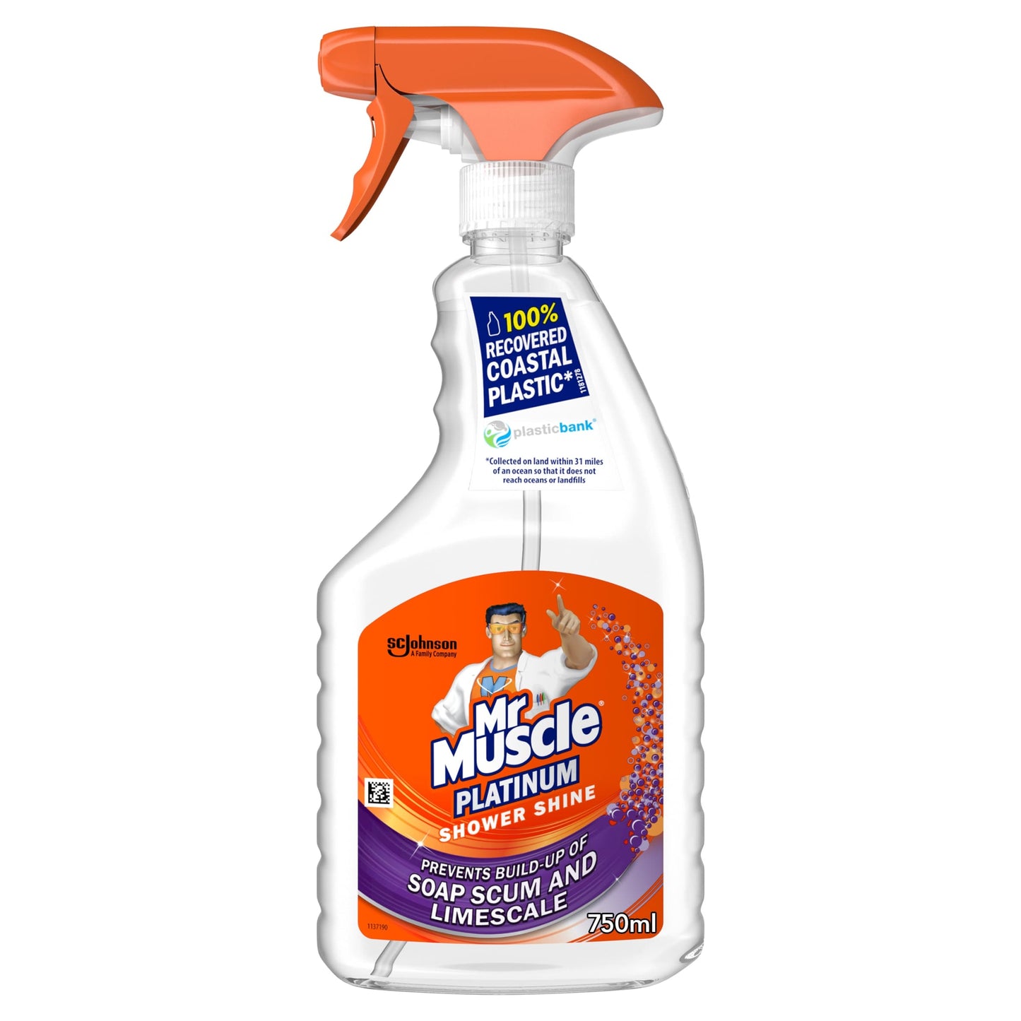 Mr Muscle Platinum Shower Shine 750Ml — image 1