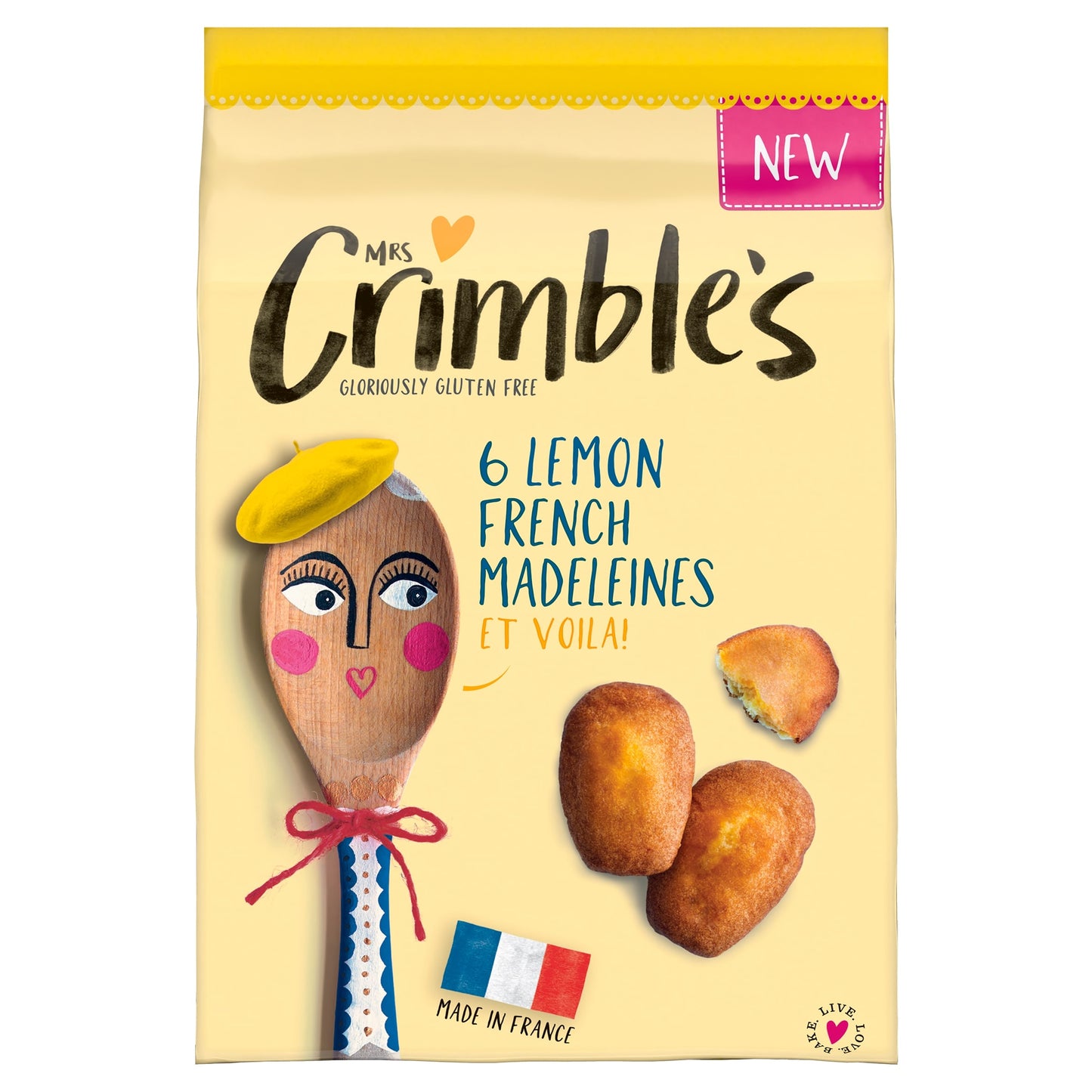 MRS CRIMBLE'S 6 Lemon French Madeleine 180g — image 1