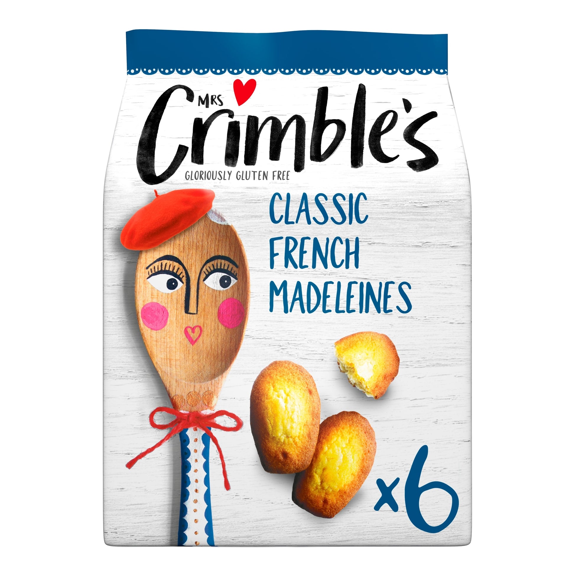 Mrs Crimble's Classic French Madeleines - Gluten Free Sponge Cakes 180g — image 1