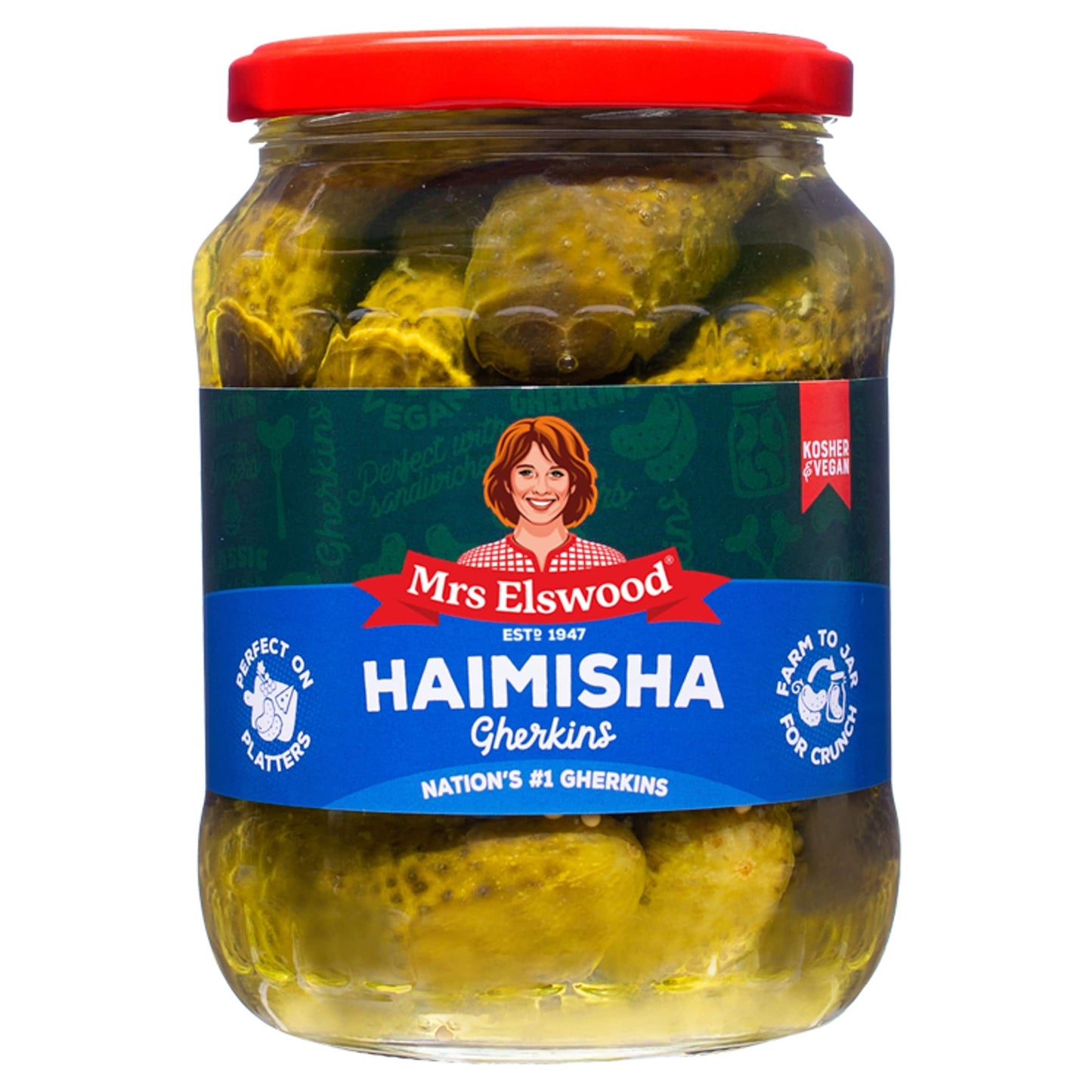 Mrs Elswood Haimisha Cucumbers 670G — image 1