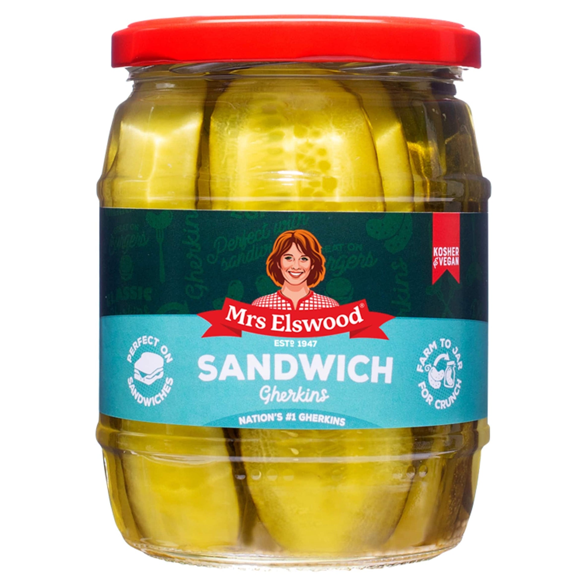 Mrs Elswood Sandwich Slices Cucumbers 540G — image 1