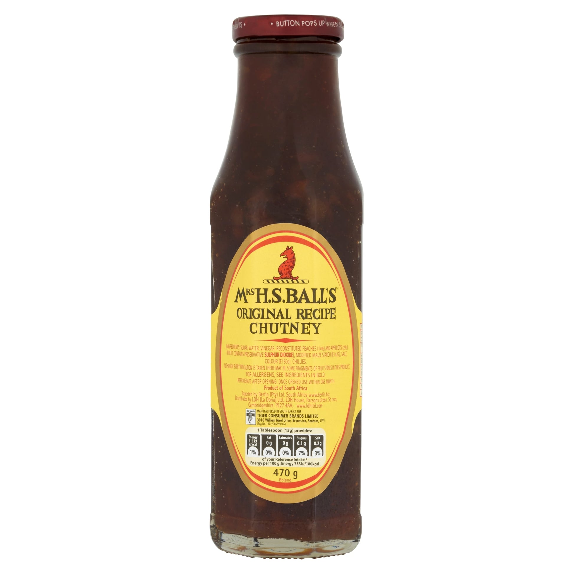 Mrs H.S.Balls Original Recipe Chutney 470G — image 1
