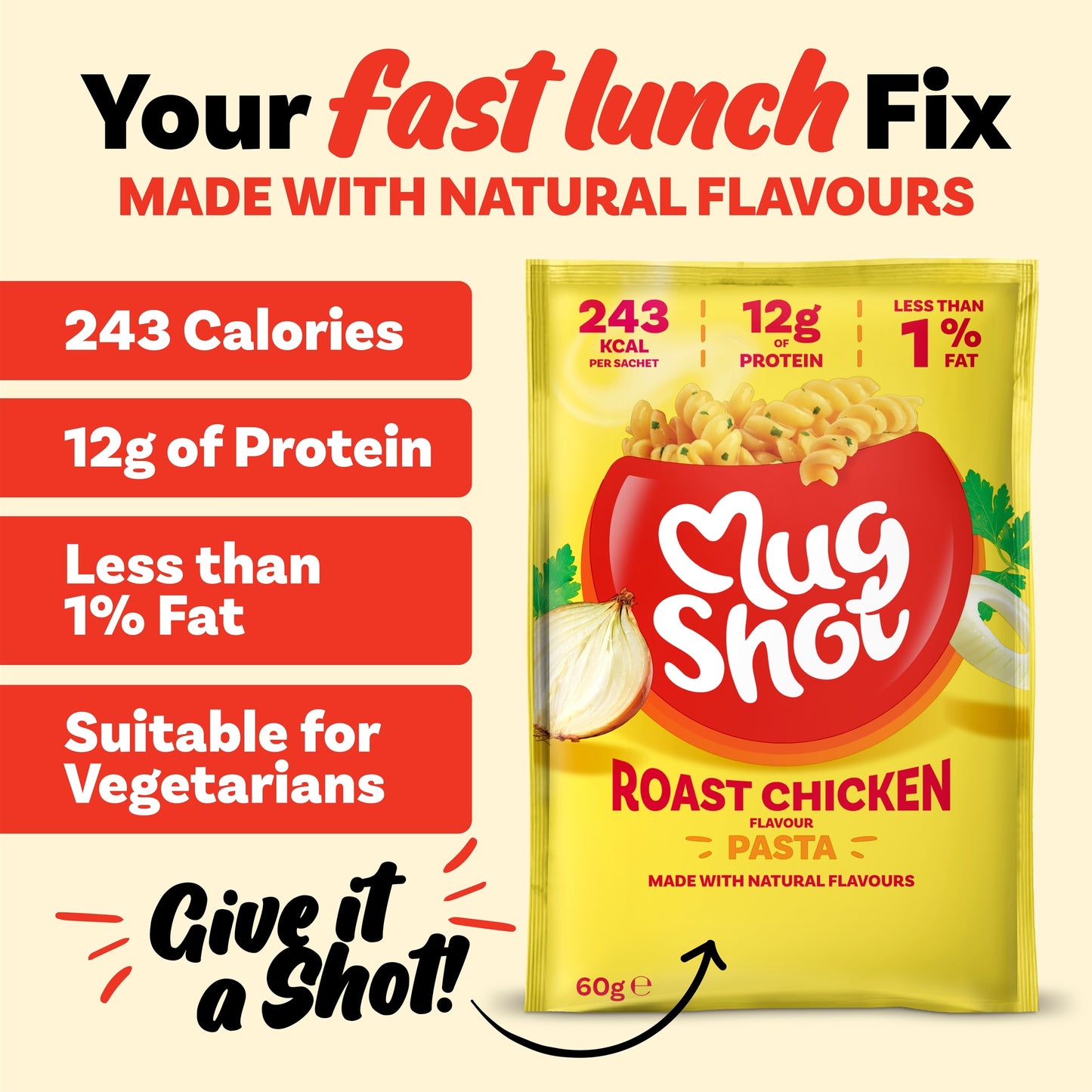 Mug Shot Pasta - Roast Chicken 55g — image 2