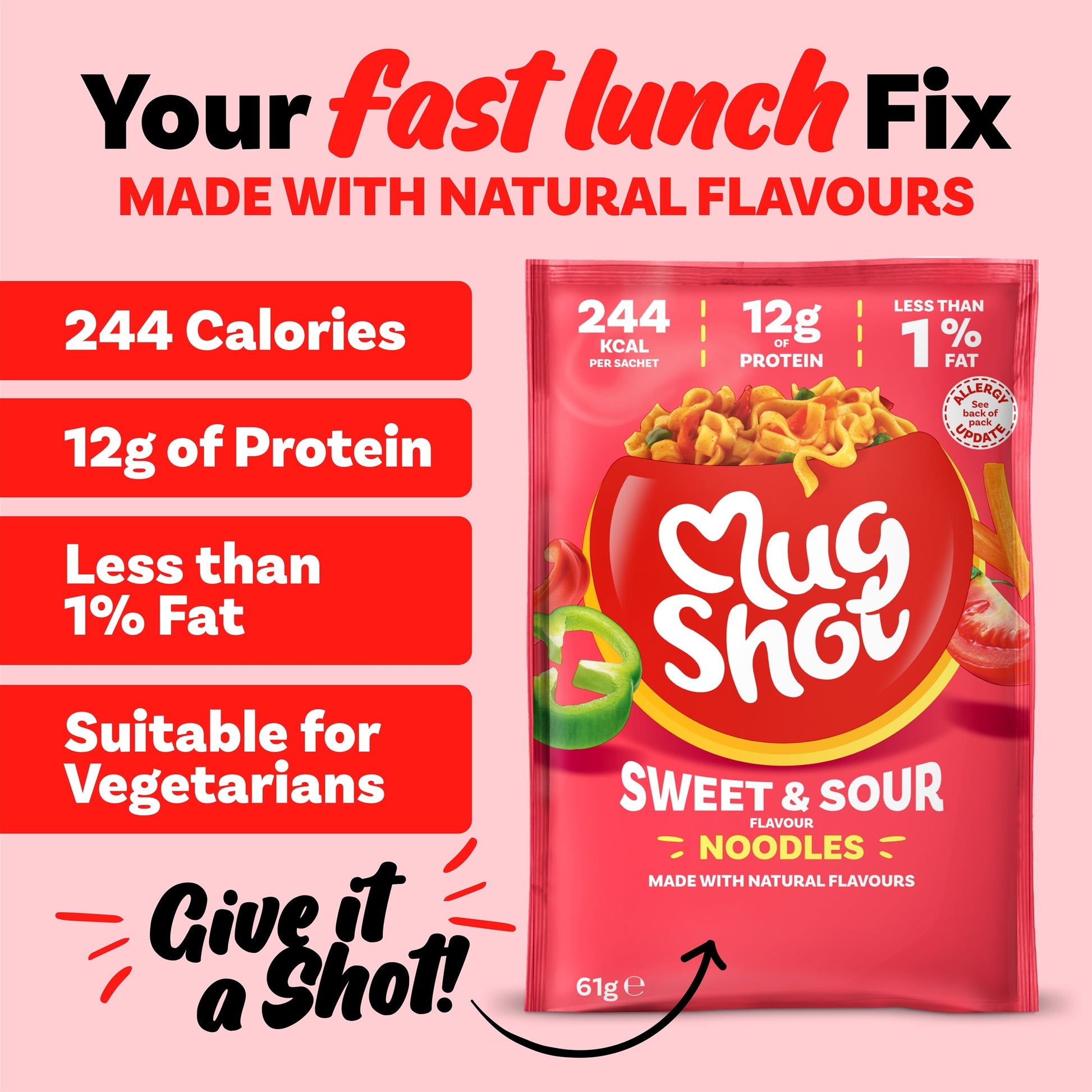 Mugshot Sweet & Sour Noodles 67G — image 2
