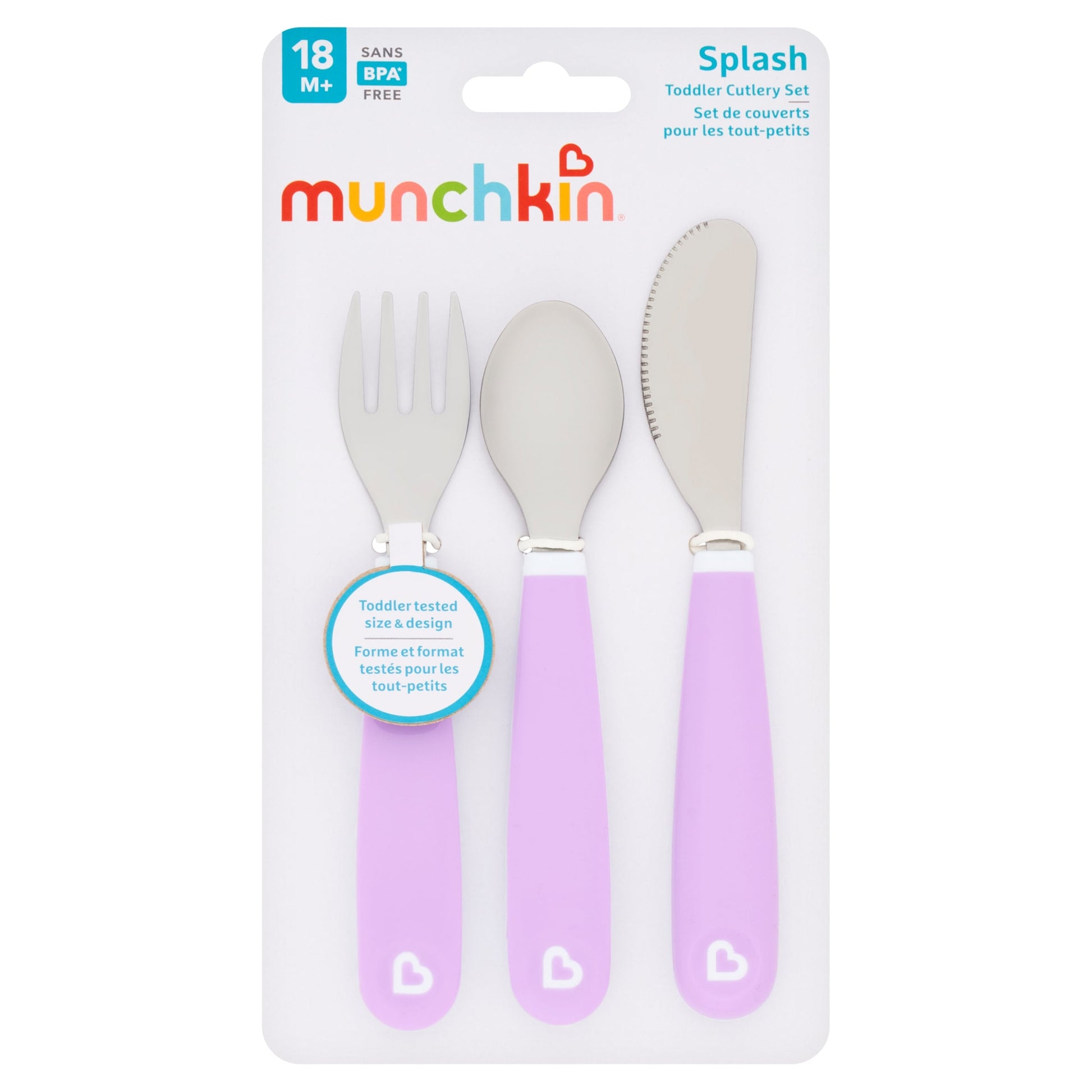 Munchkin Splash Toddler Cutlery Set 18M+ — image 1