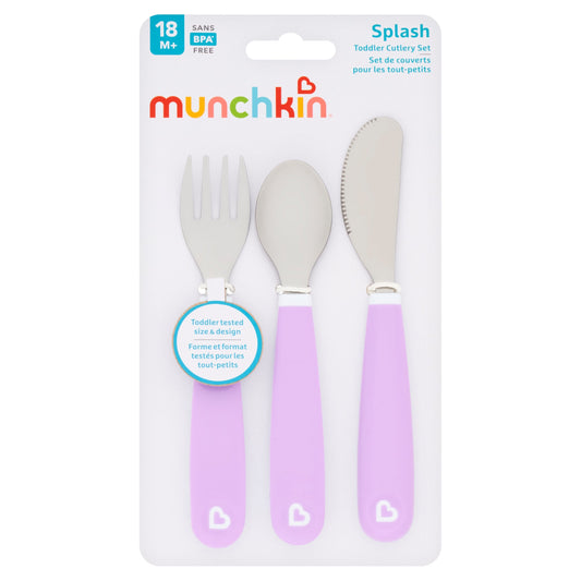 Munchkin Splash Toddler Cutlery Set 18M+ — image 1