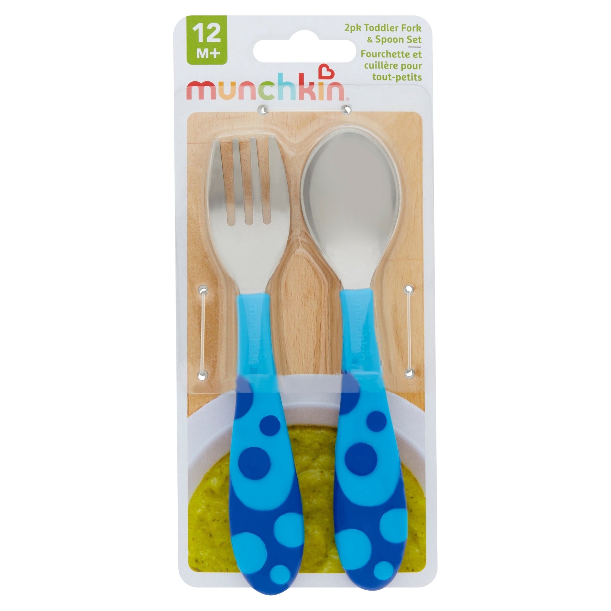 Munchkin Toddler Fork & Spoon Set — image 1