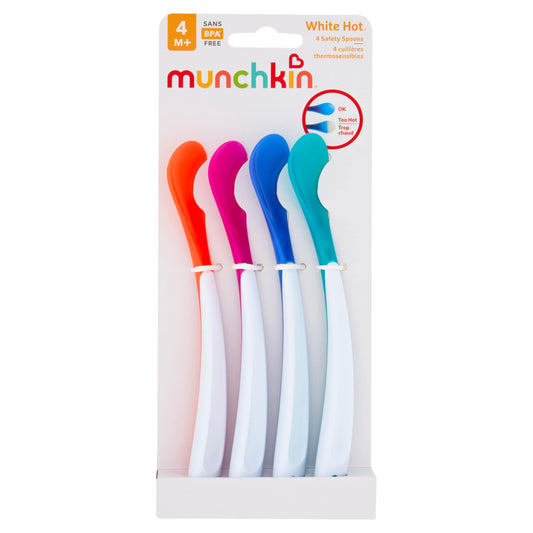 Munchkin White Hot Safety Spoons 4 Pack — image 1