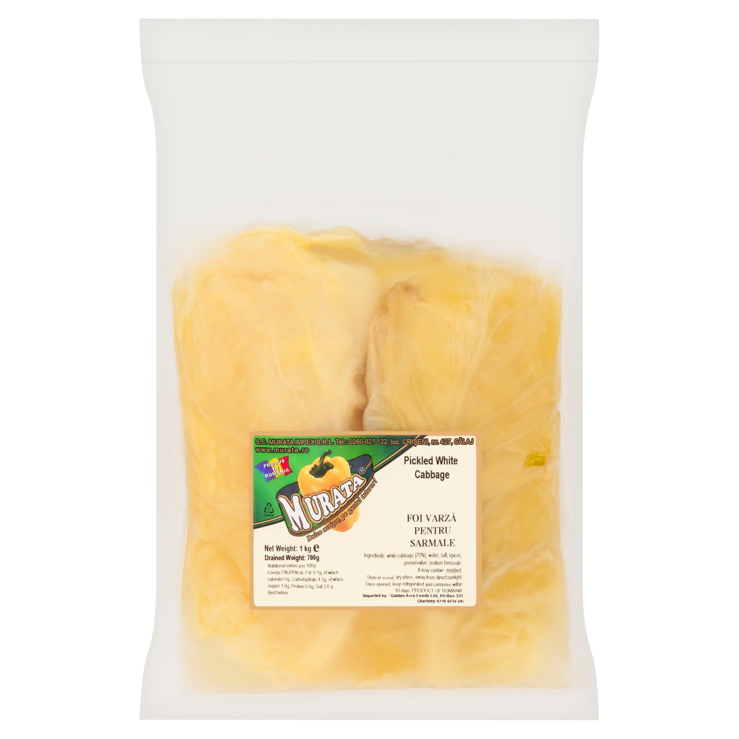 Murata Pickled White Cabbage 1kg — image 1