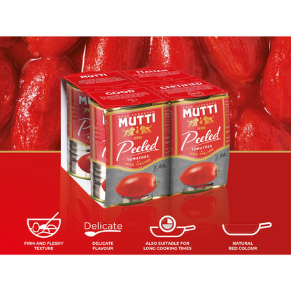 Mutti Peeled Whole Plum Tomatoes 4x400g — image 2