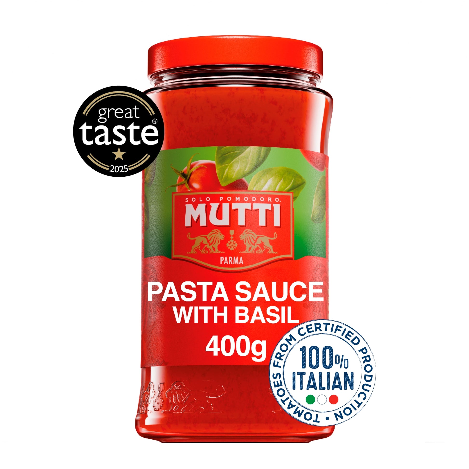 Mutti Tomato Pasta Sauce with Basil 400g — image 1