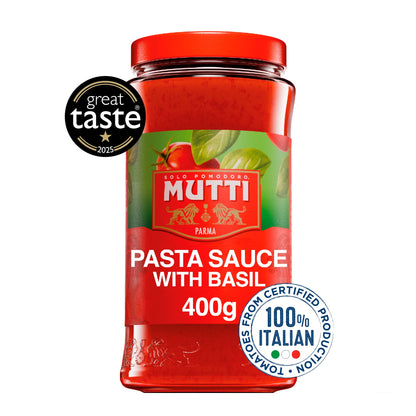 Mutti Tomato Pasta Sauce with Basil 400g — image 1