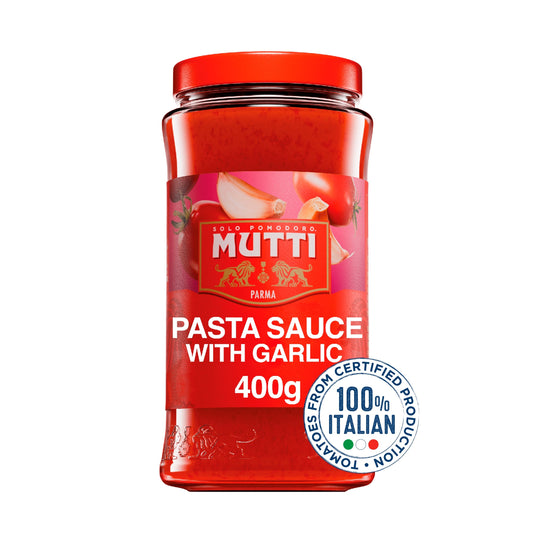 Mutti Tomato Pasta Sauce with Garlic 400g — image 1