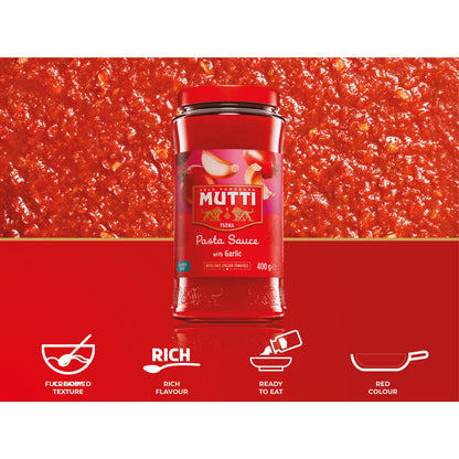Mutti Tomato Pasta Sauce with Garlic 400g — image 2