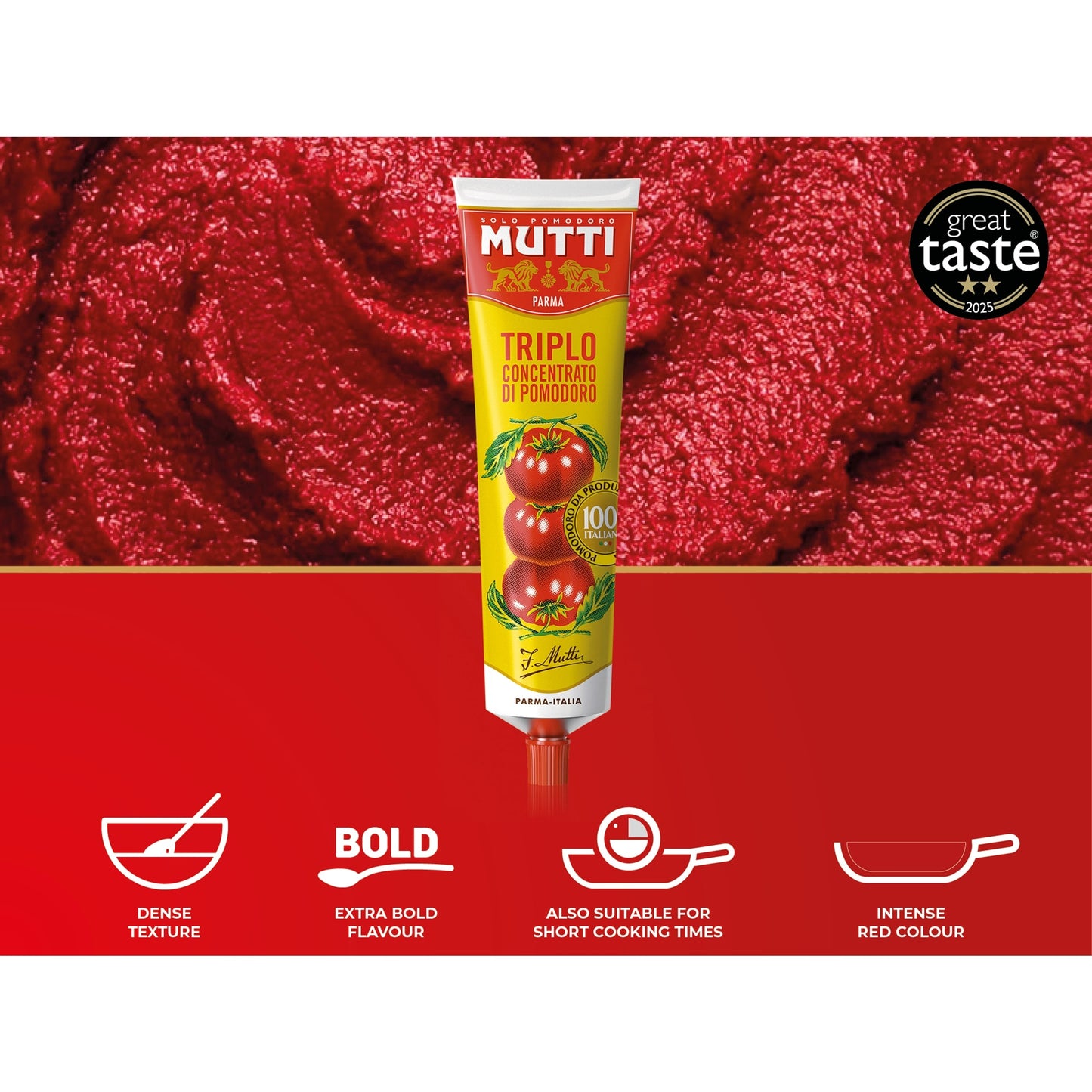 Mutti Triple Concentrate Tomato Puree 200g — image 2