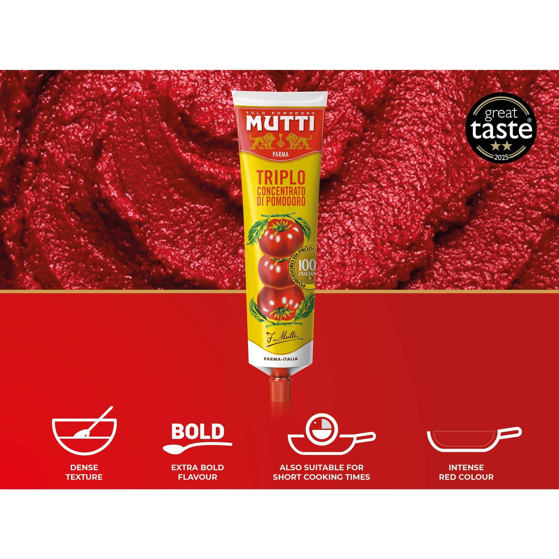 Mutti Triple Concentrate Tomato Puree 200g — image 2