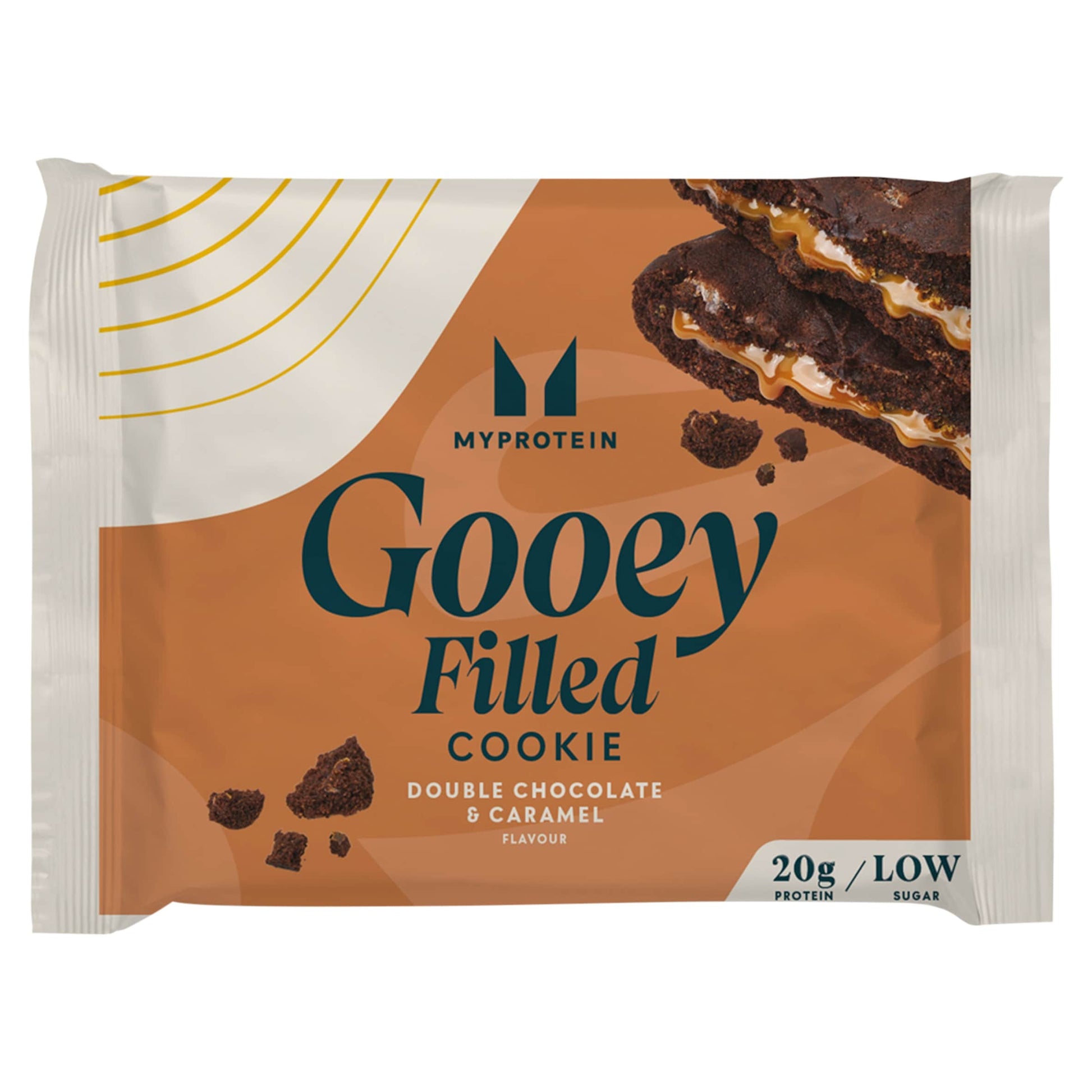 Myprotein Gooey Filled Cookie - Double Choc & Caramel 75g — image 1