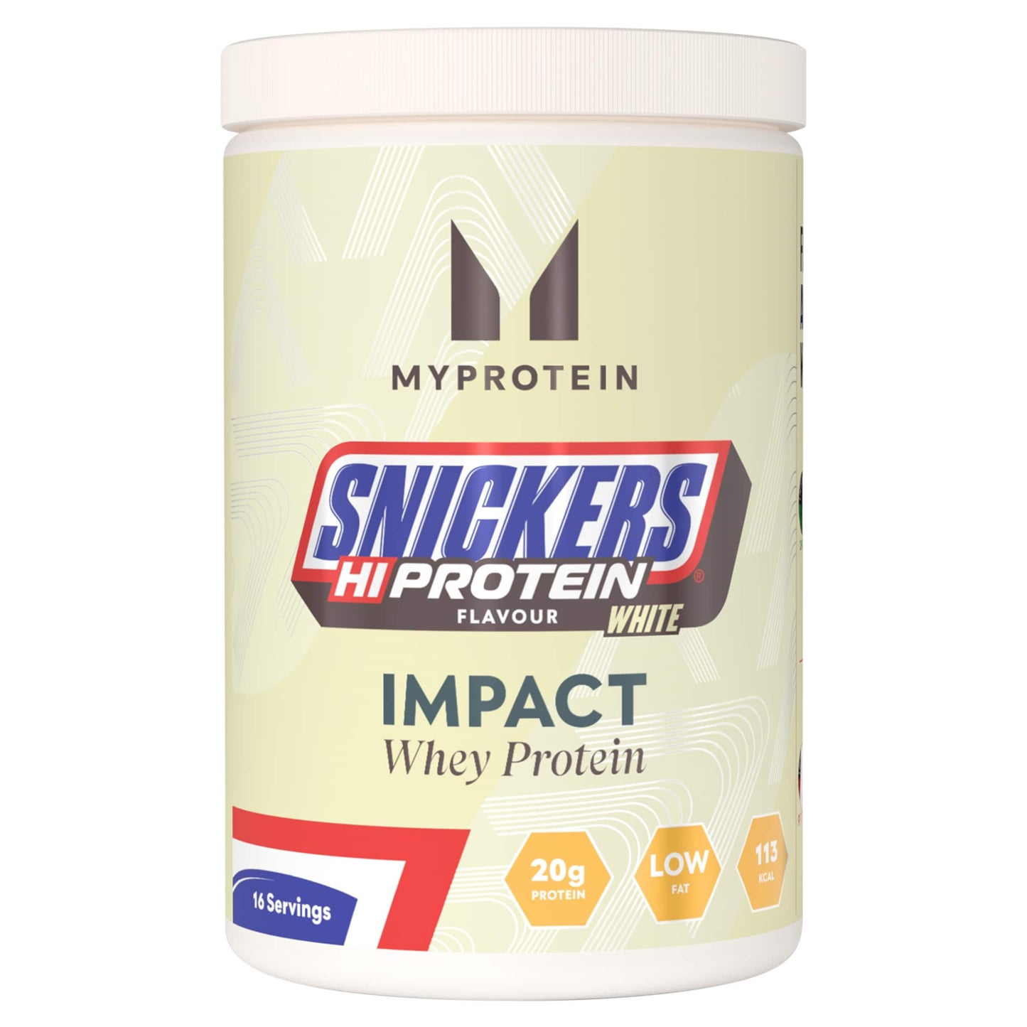 Myprotein Impact Whey Isolate, Snickers White, 15 servings 500g — image 1