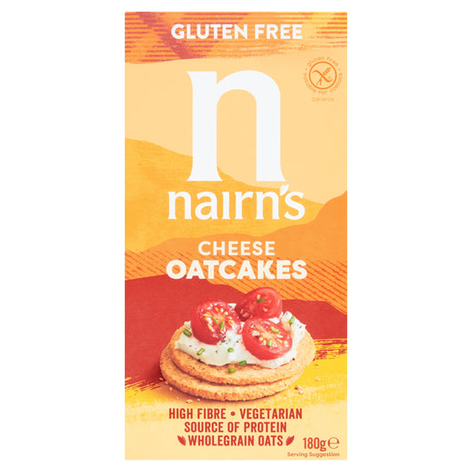 Nairn's Gluten Free Cheese Oatcakes 180g — image 1