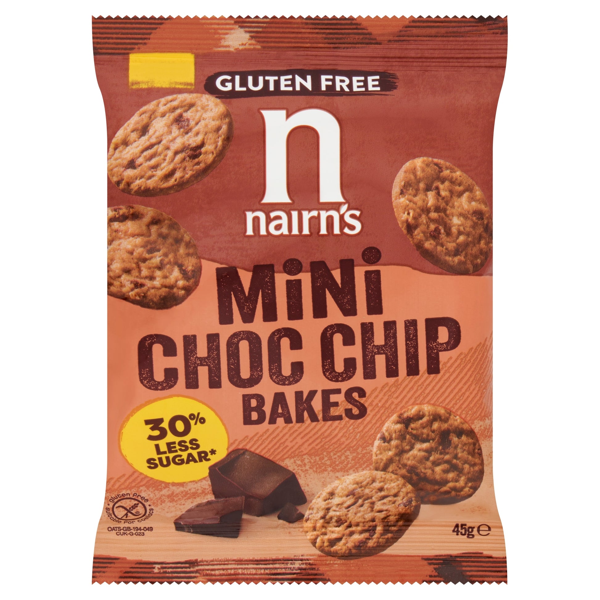 Nairn's Gluten Free Choc Chip Bakes 45g — image 1