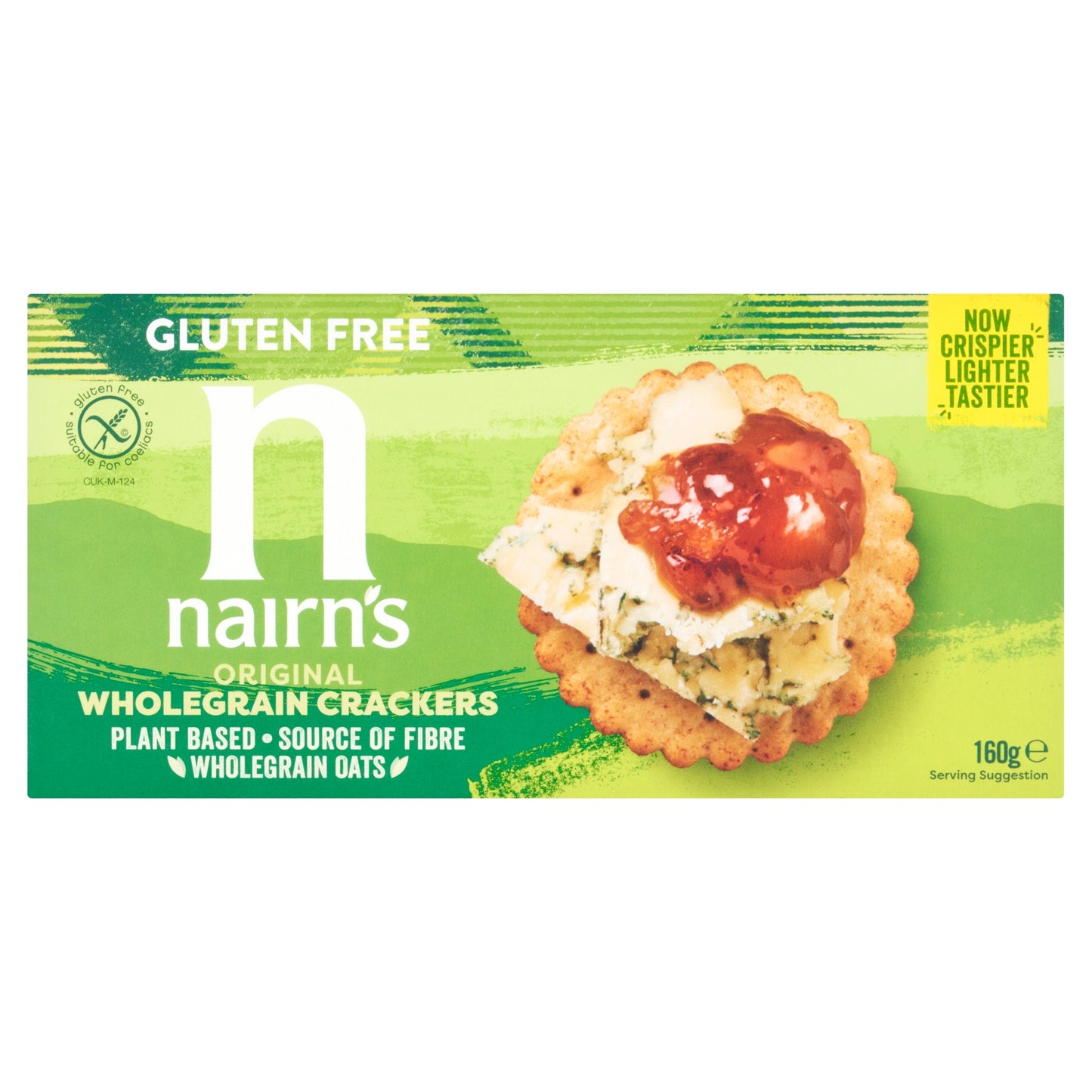 Nairn's Gluten Free Original Wholegrain Crackers 160g — image 1