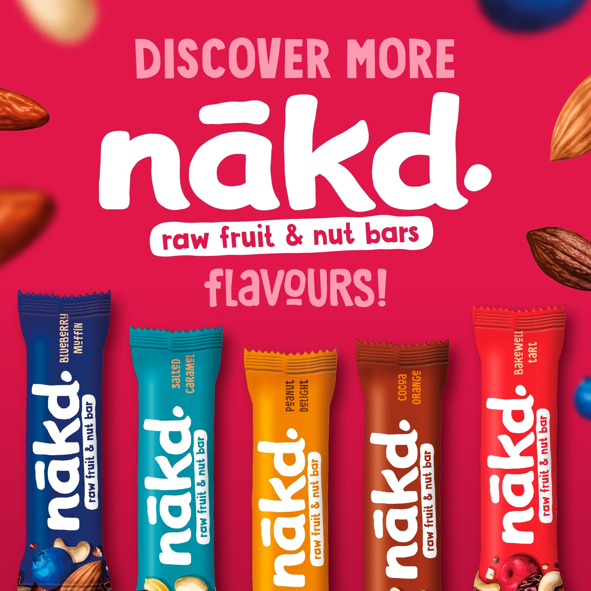 Nakd Berry Delight Raw Fruit & Nut Bar 4x35g — image 2