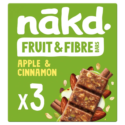 Nakd Fruit & Fibre Apple & Cinnamon Bars 3 x 44g — image 1