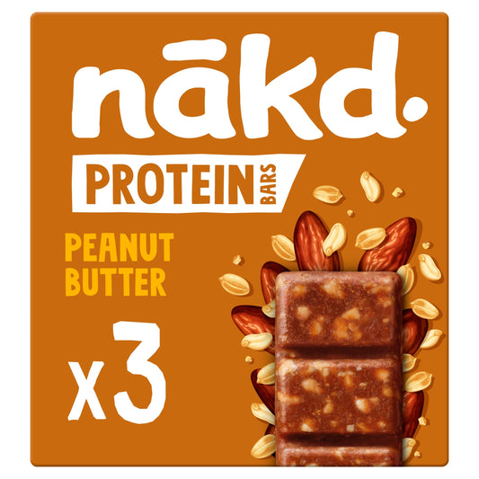 Nakd Peanut Butter Protein Bars Multipack 3 x 45g — image 1