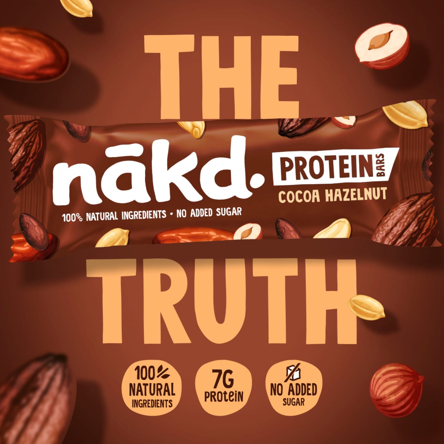 Nakd Peanut Butter Protein Bars Multipack 3 x 45g — image 2