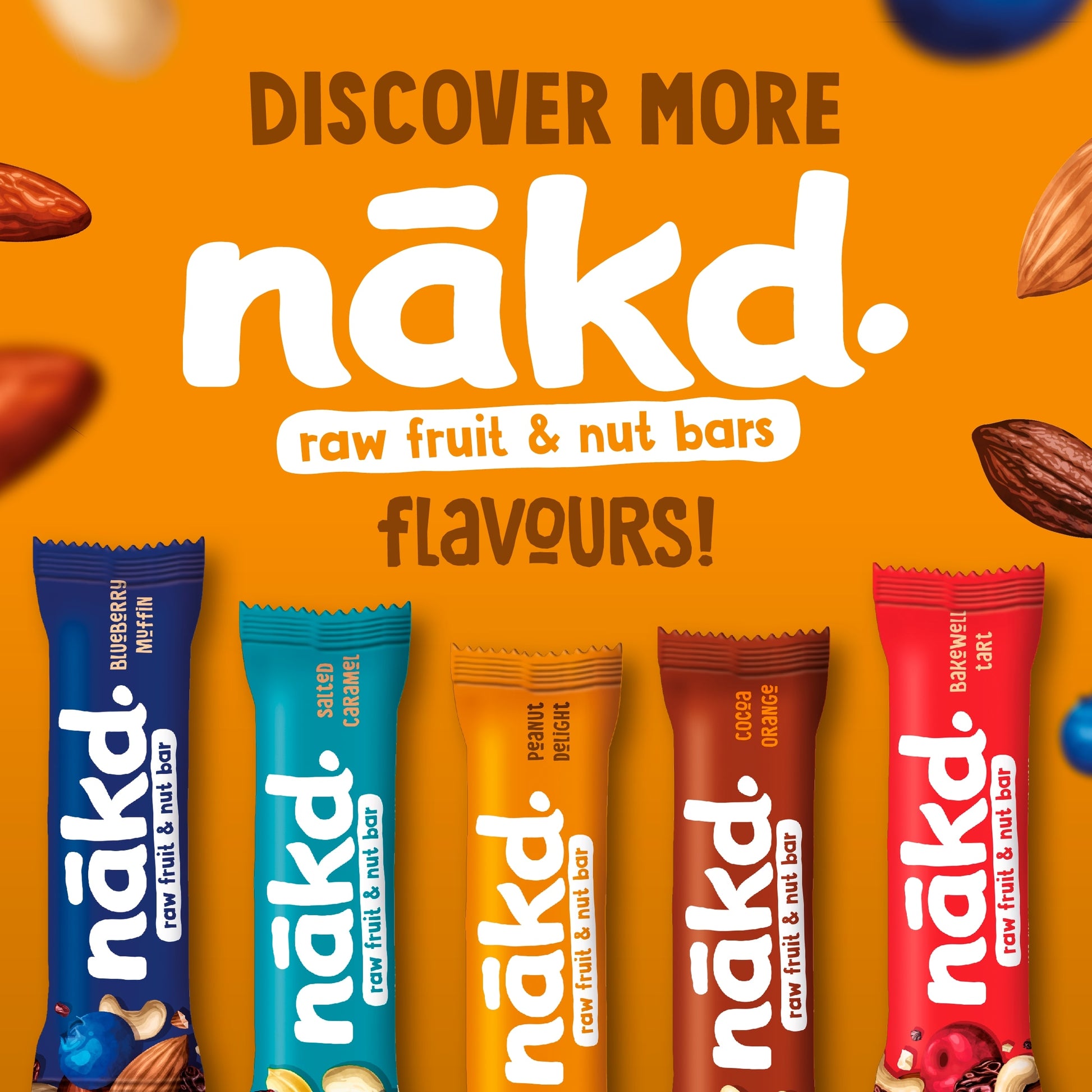 Nakd Peanut Delight Raw Fruit & Nut Bar 4x35g — image 2