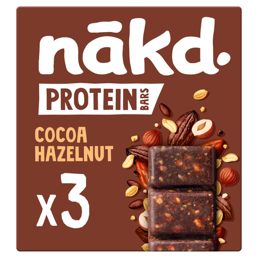 Nakd Protein Bars - Cocoa Hazelnut 3 x 45g — image 1