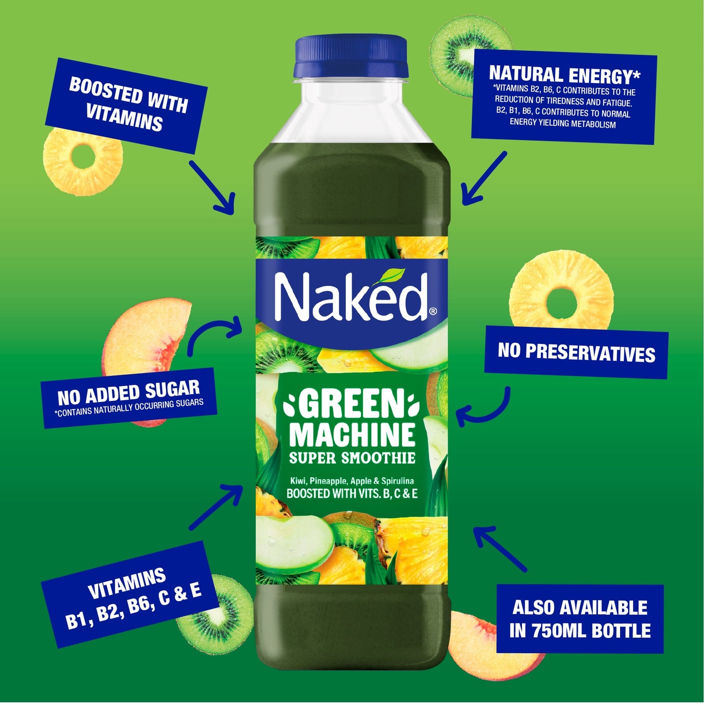 Naked Green Machine Super Smoothie 750ml — image 3