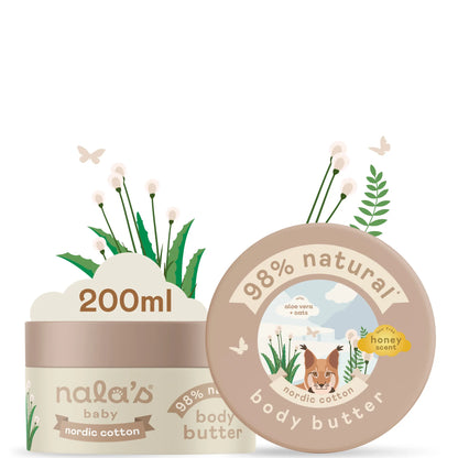 Nala's Baby Body Butter Nordic Cotton Honey Scent 200ml — image 1
