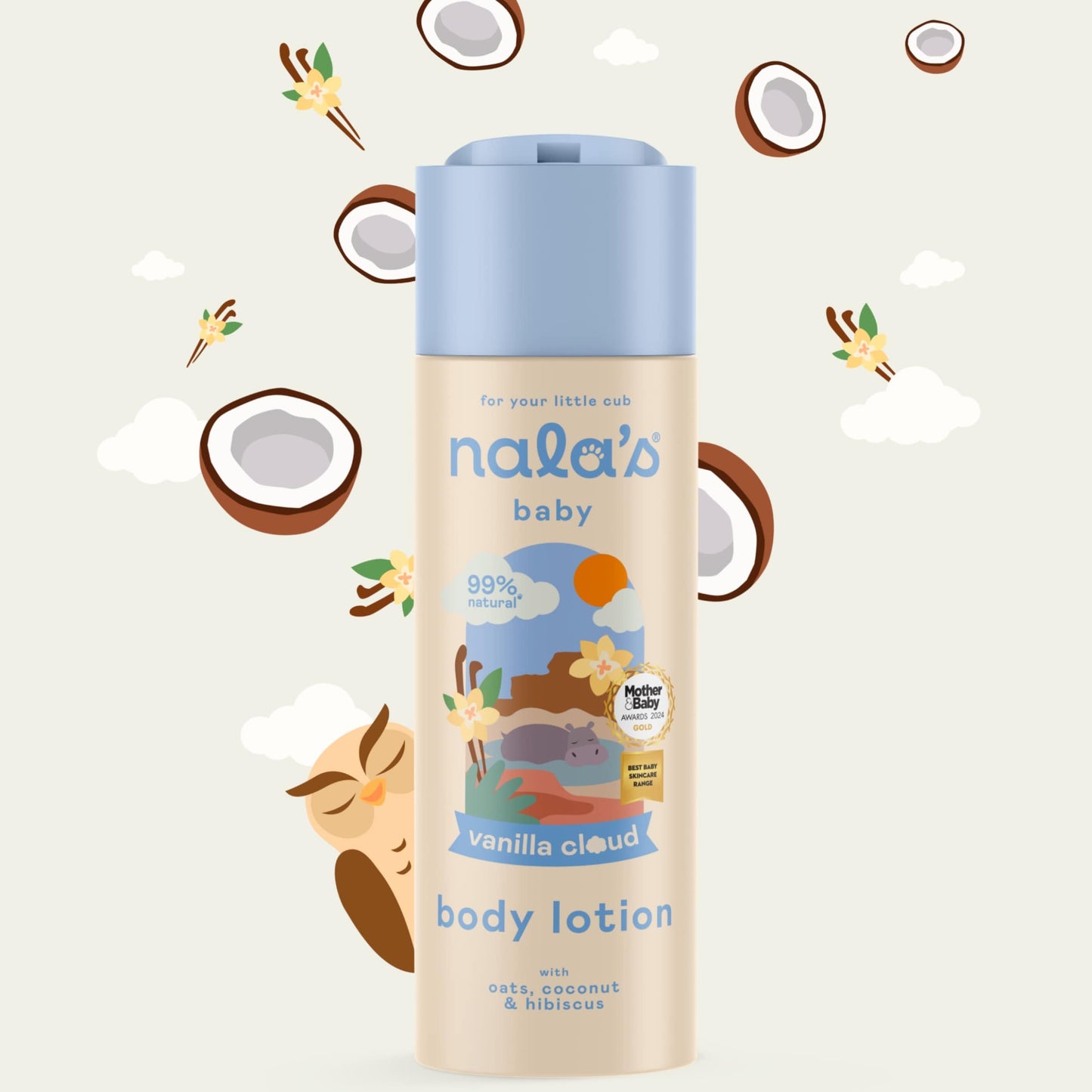 Nala's Baby Body Lotion Vanilla Cloud 200ml — image 2