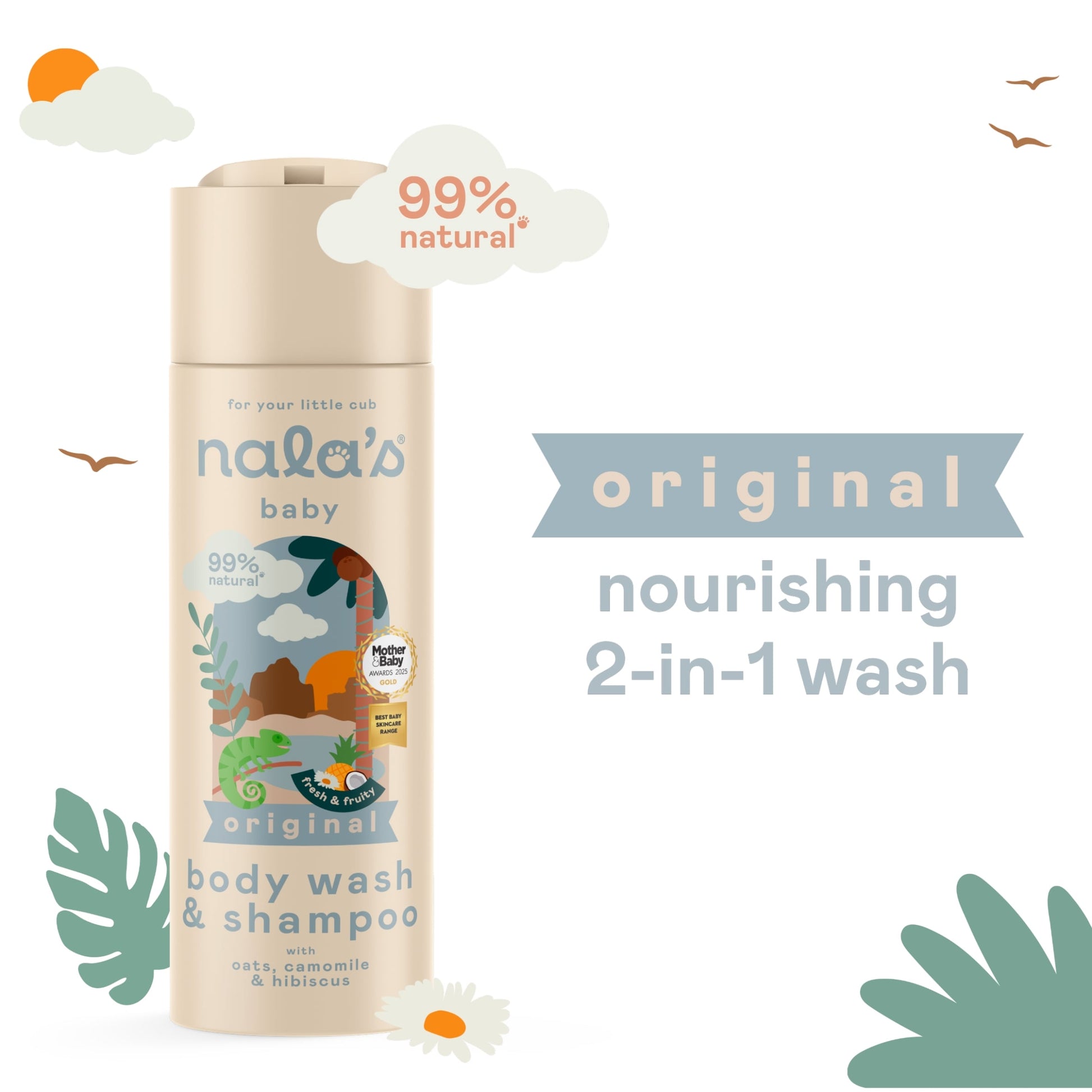 Nala's Baby Body Wash & Shampoo 200ml — image 2
