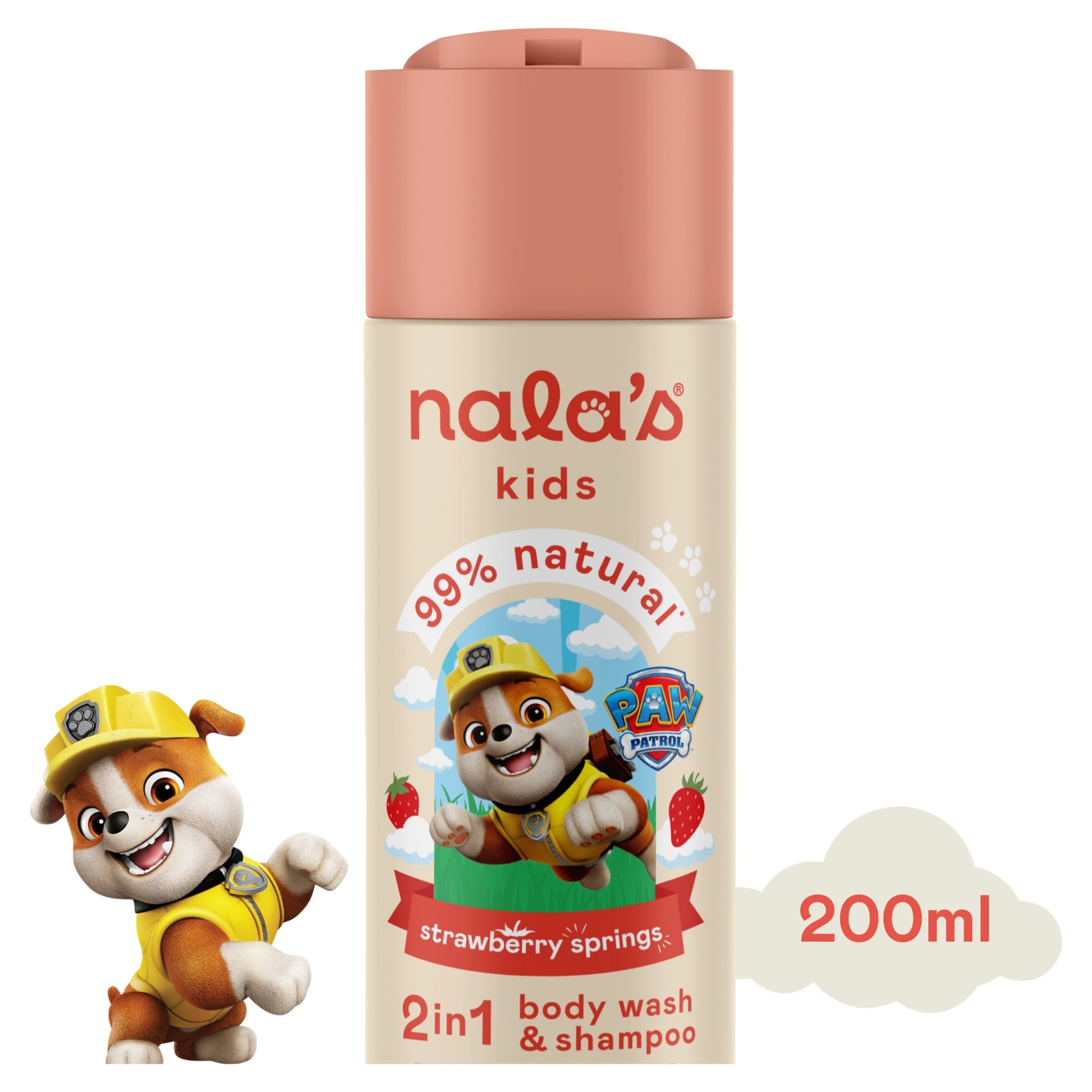 Nala's Kids 2in1 Body Wash & Shampoo Strawberry Springs 200ml — image 1