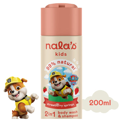 Nala's Kids 2in1 Body Wash & Shampoo Strawberry Springs 200ml — image 1