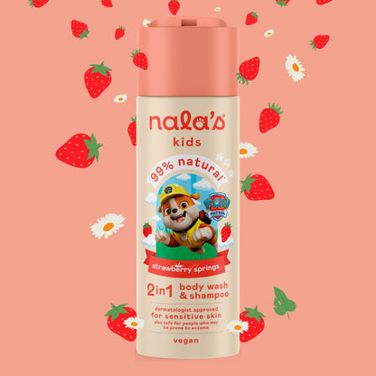 Nala's Kids 2in1 Body Wash & Shampoo Strawberry Springs 200ml — image 2