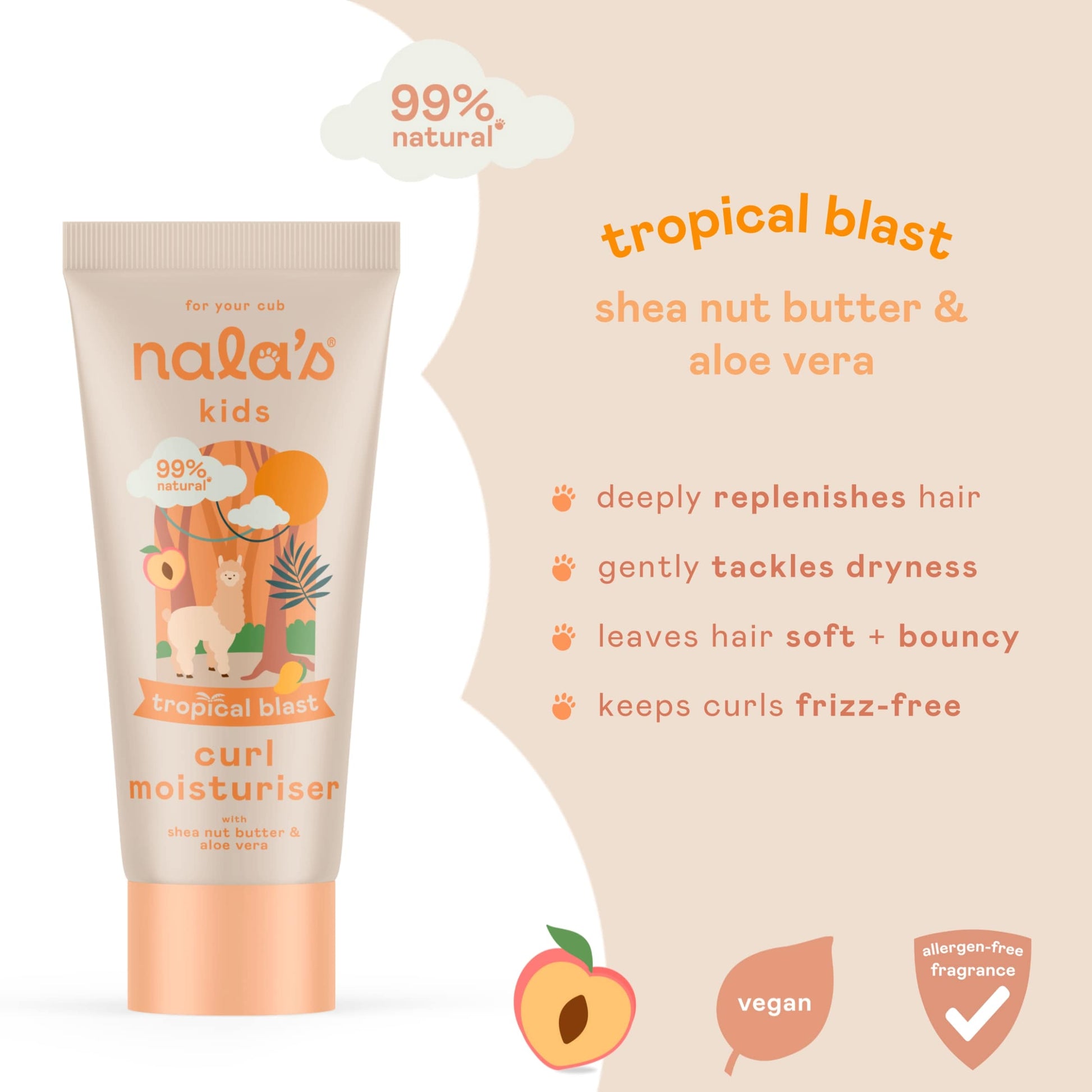 Nala's Kids Curl Moisturiser Tropical Blast 150ml — image 3