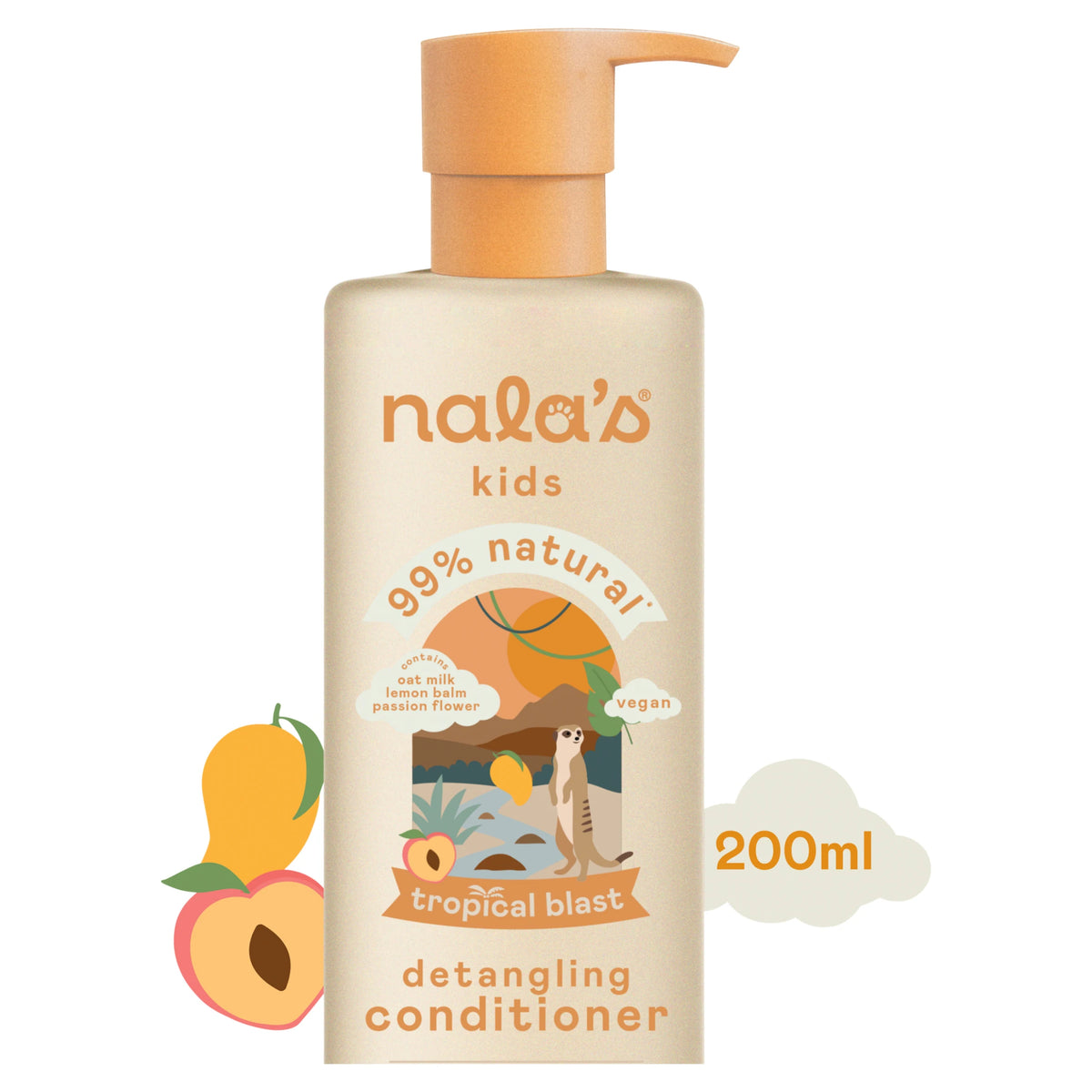 Nala's Kids Detangling Conditioner Tropical Blast 200ml — image 1