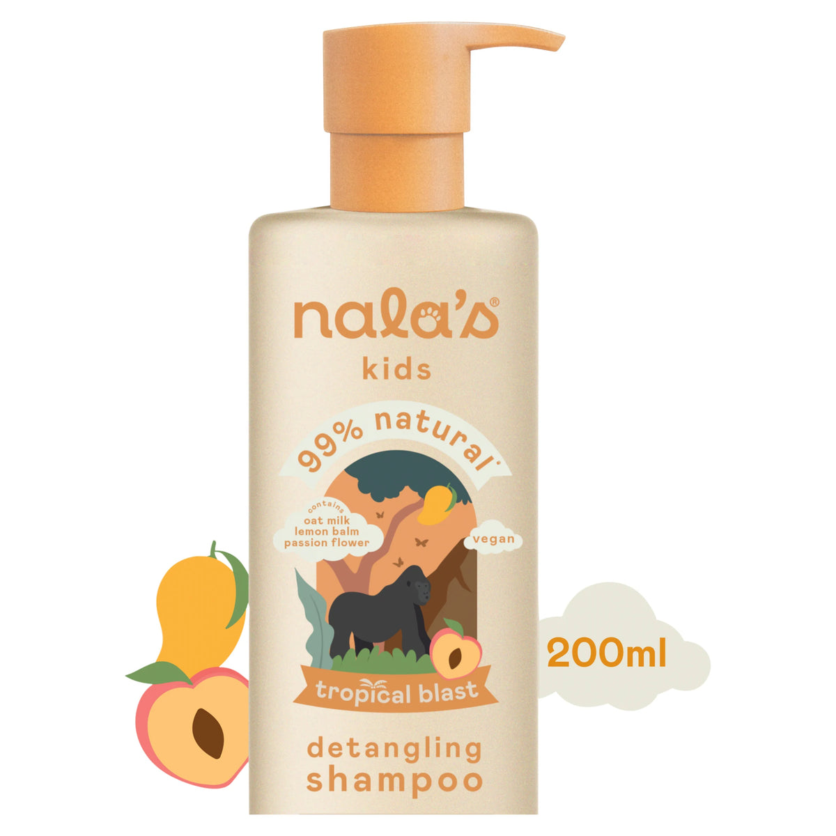 Nala's Kids Detangling Shampoo Tropical Blast 200ml — image 1
